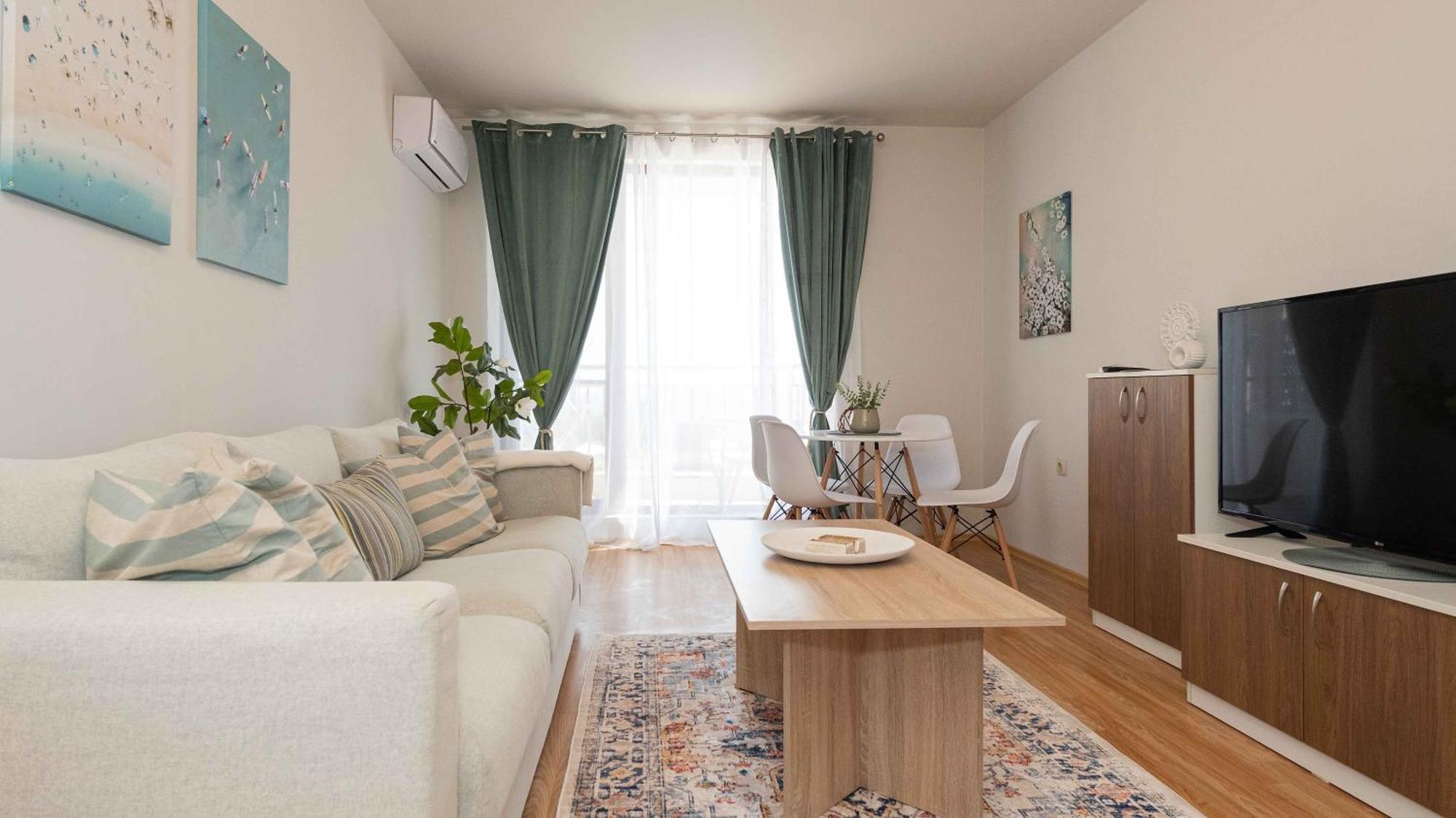 June One Bedroom Sea View Apartment Diamond Beach Resort Сарафово Екстер'єр фото